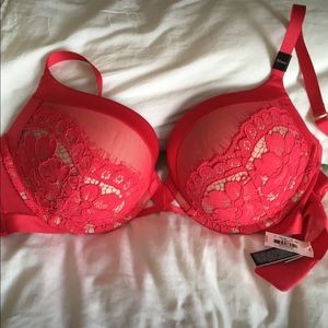 VS push-up bra 32ddd Red
